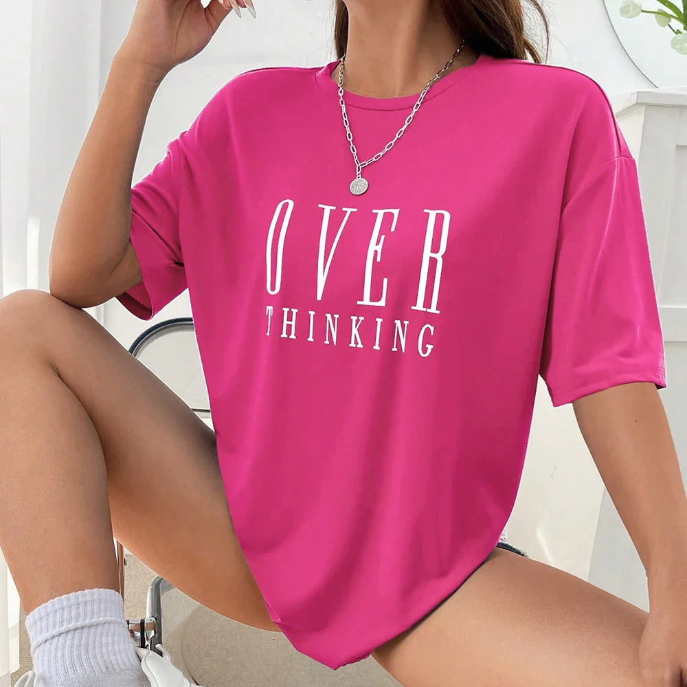 Women's "Over Thinking" Cotton T-Shirt by Cristian Moretti™