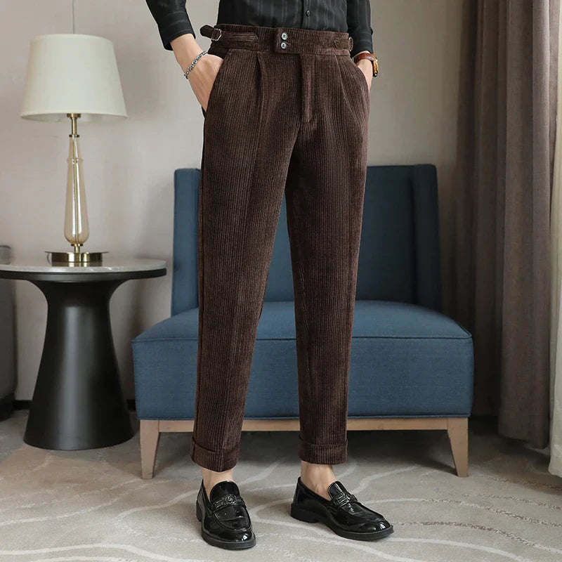 Christophe Marechal High Waist Casual Pants