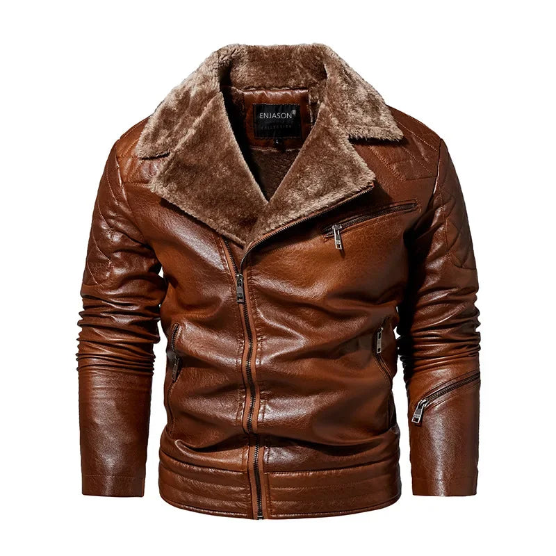 "Napoli Elegante" Designer Leather Jacket
