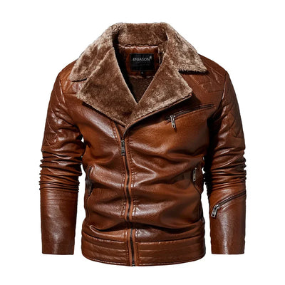 "Napoli Elegante" Designer Leather Jacket