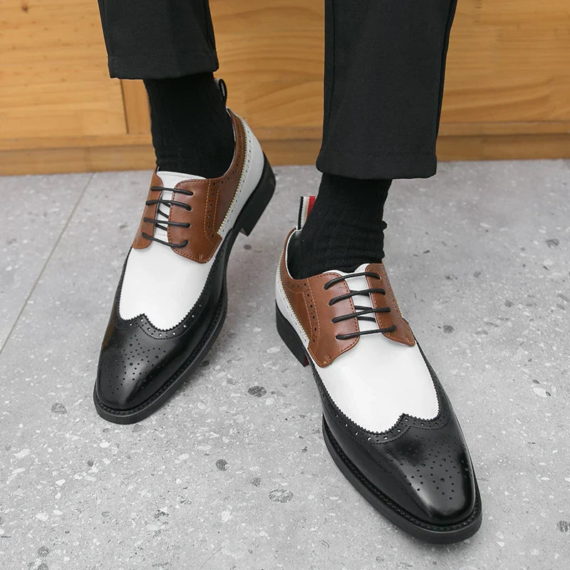 Dimitri Vernet Leather Brogue Shoes