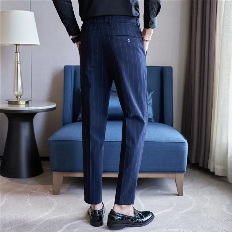 Enzo Palladino Slim Business Casual Pants