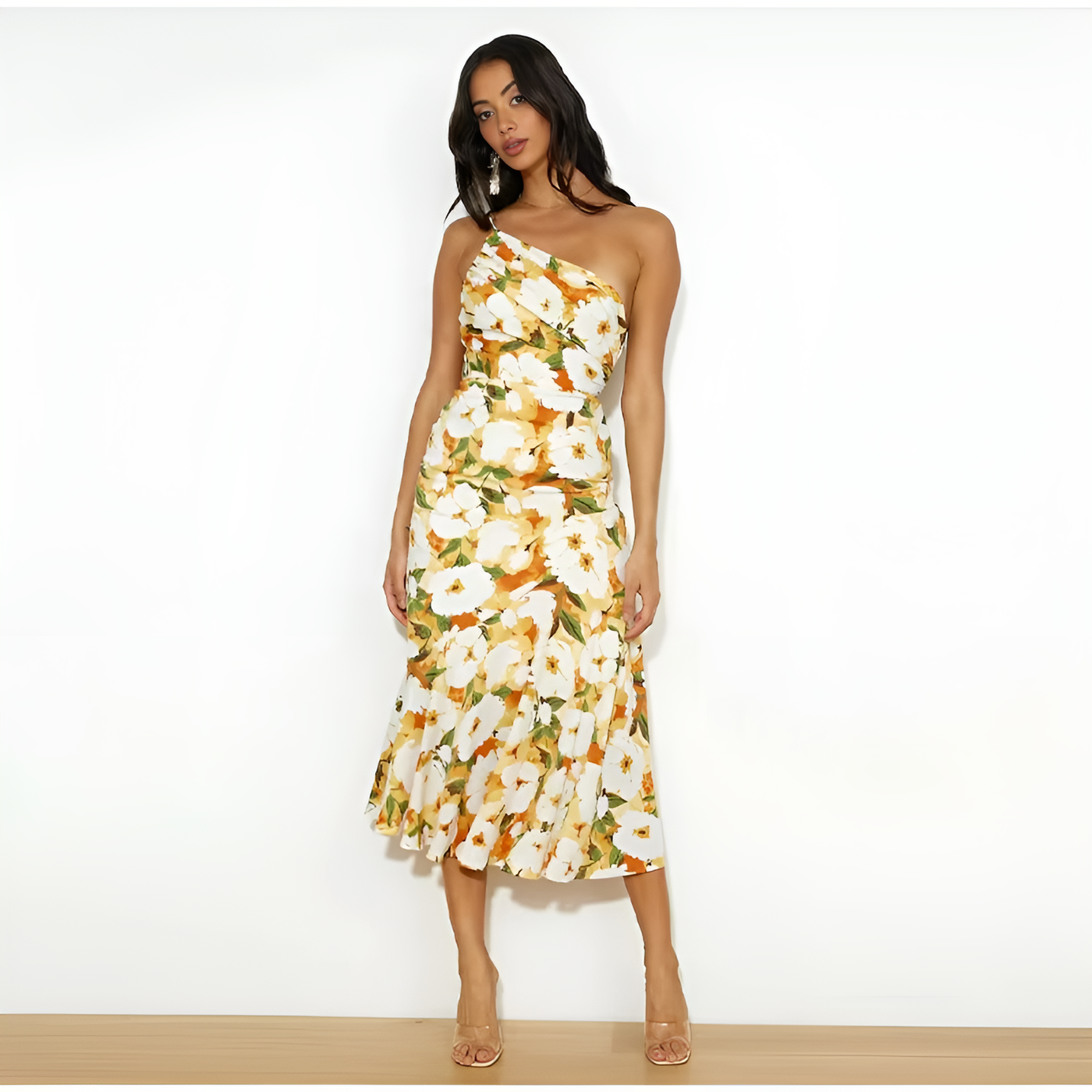 Ashley ~ Maxi Dress with Floral Pattern