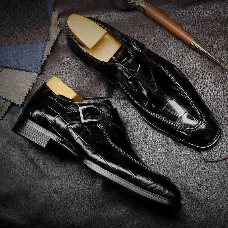 “Alessio” Leather Loafers