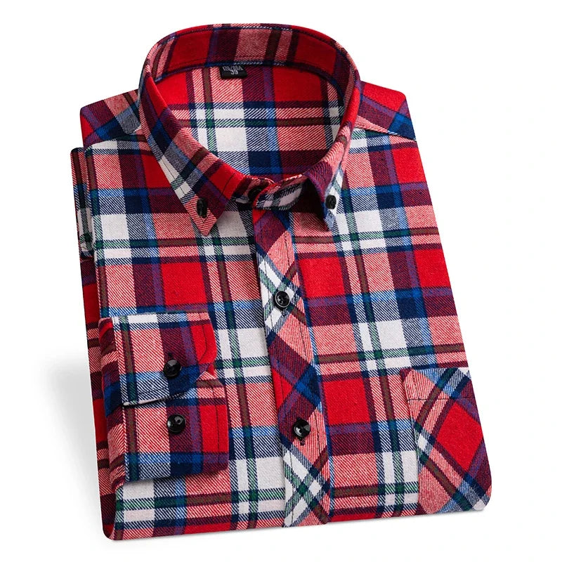 "Montana" Plaid Cotton Shirt