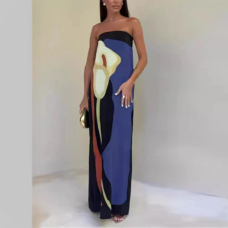 Galina -  Classic Maxi Dress for Summer