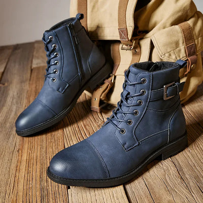 Victor Aldridge Leather Lace-up Boots