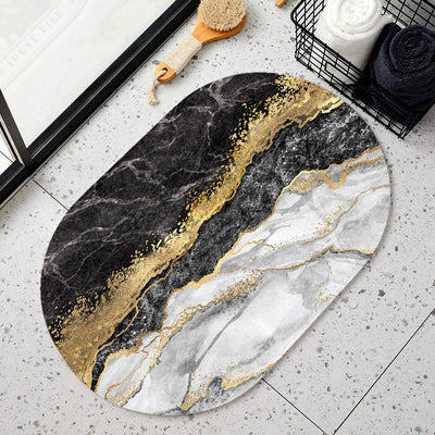Vinthentic Marble Absorbent Bath Mat
