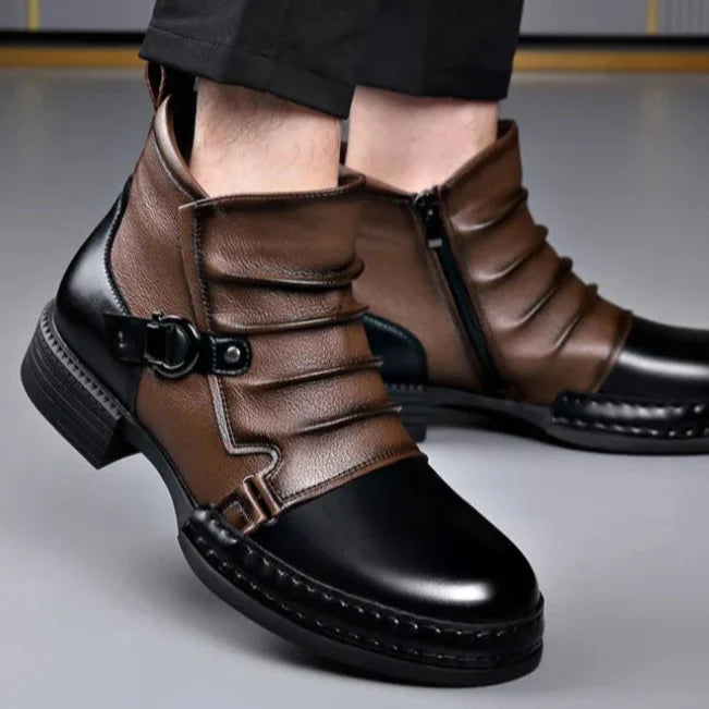 Centaur Leather Ankle Boots