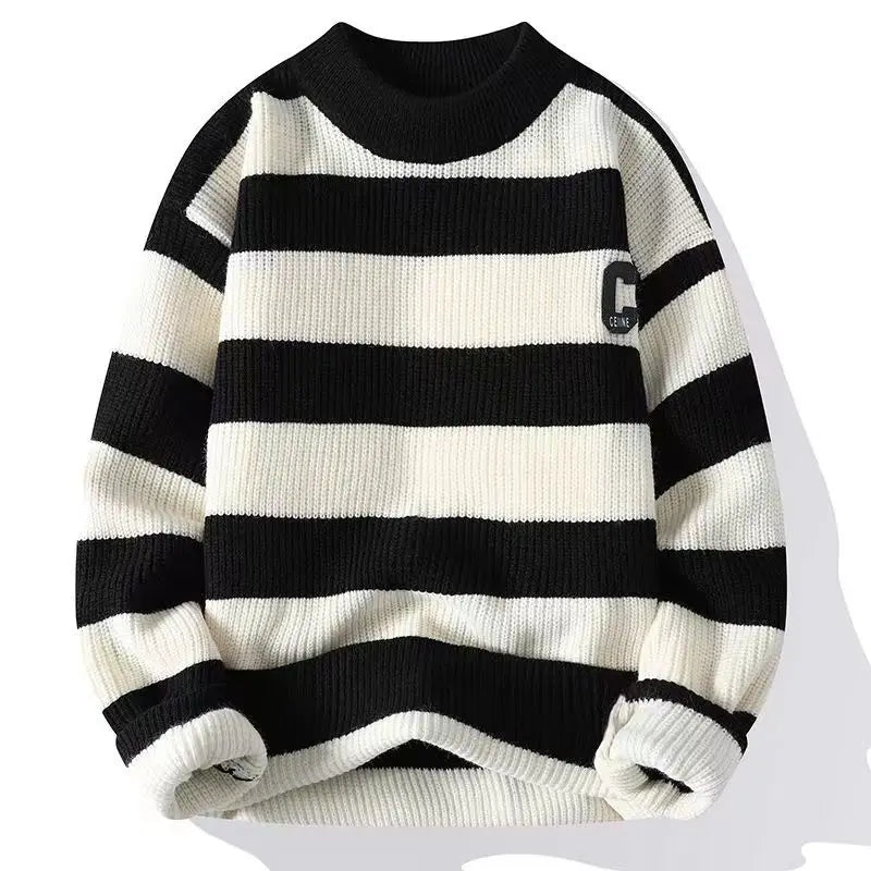 Strathmore Striped Crewneck Sweater