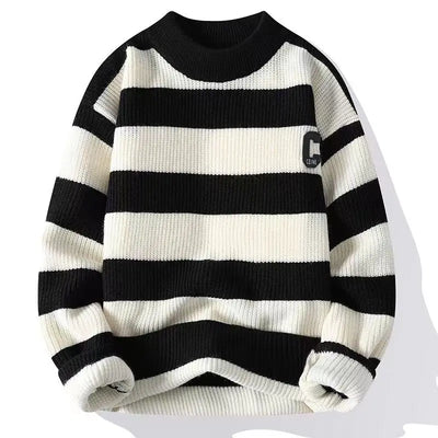 Strathmore Striped Crewneck Sweater