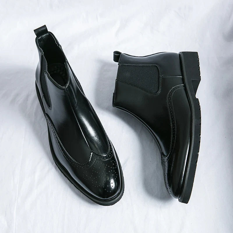 Mariotto Albertinelli Genuine Leather Chelsea Boots