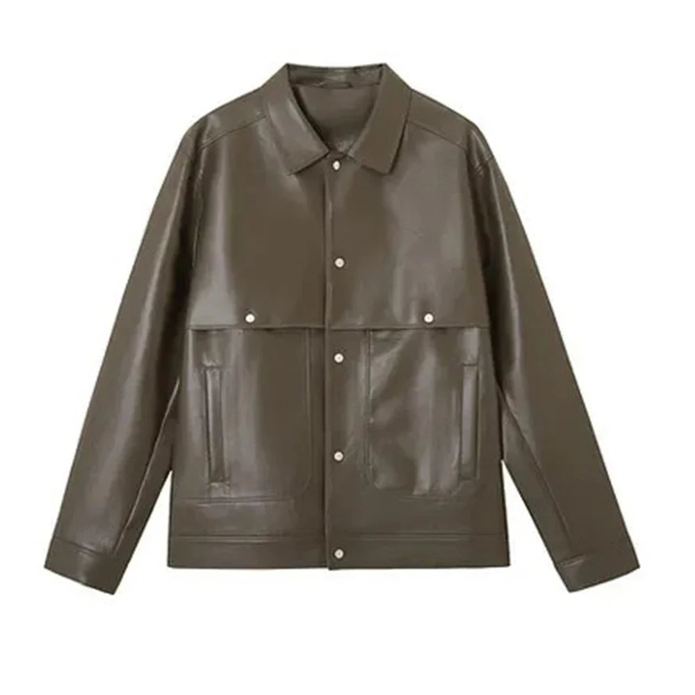 Hamilton Crest Leather Vintage Jacket