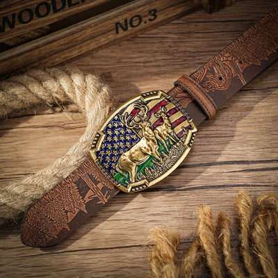 "The Cowboy" Leather Belt