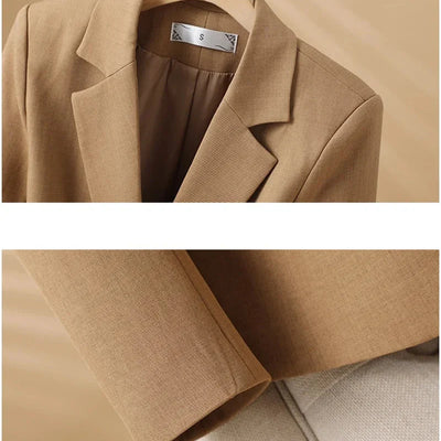 Camellia One-Button Blazer