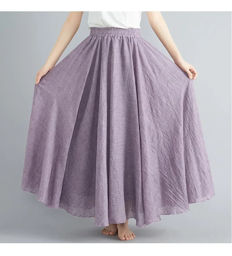 "Sunlit Breeze" Maxi Skirt