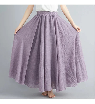 "Sunlit Breeze" Maxi Skirt
