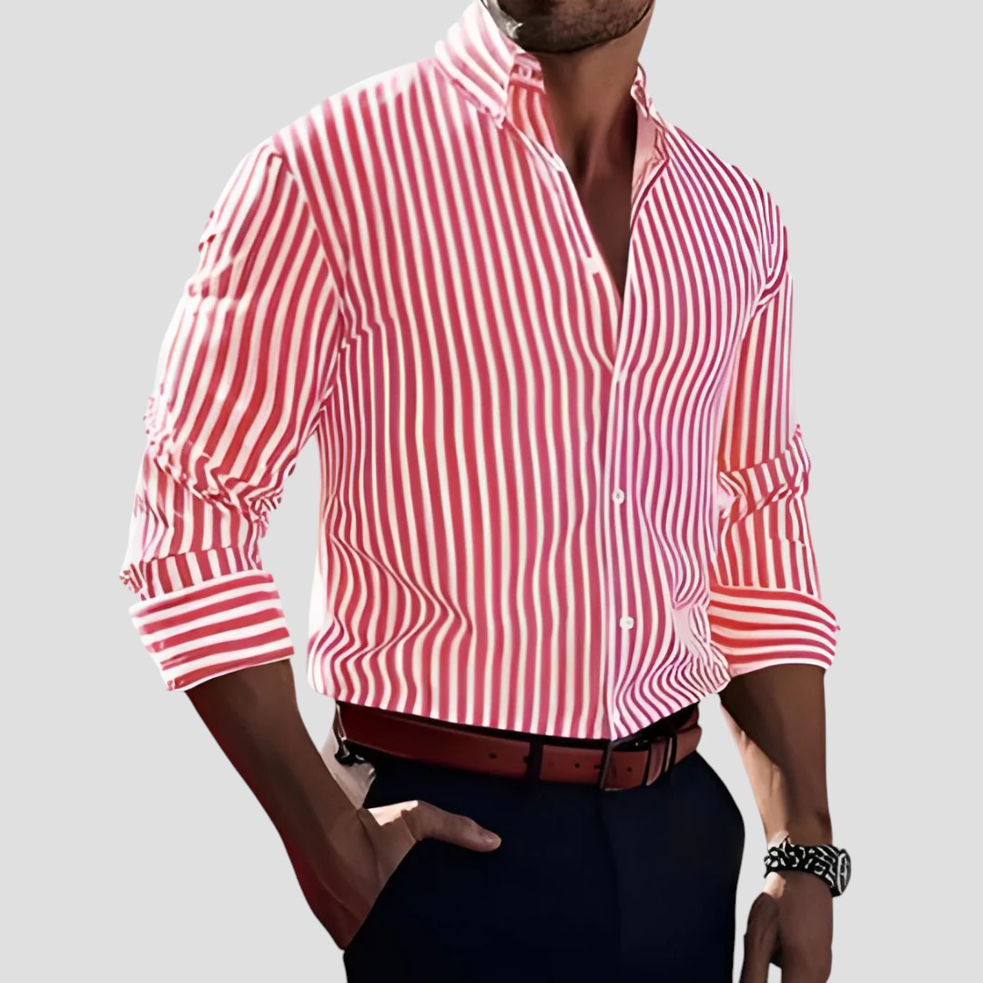 GEOFFREY | STRIPED BUTTON SHIRT
