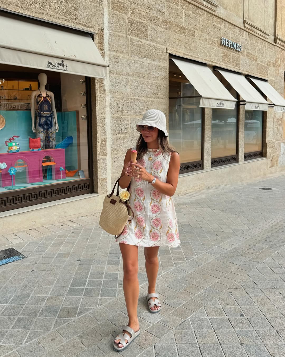 Nicole | Print Sleeveless Short Dress