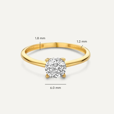 Savaya El Playa Ring | White Gold 18k