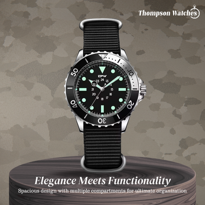 Robert | Classic Diver’s Watch with Luminous Markers