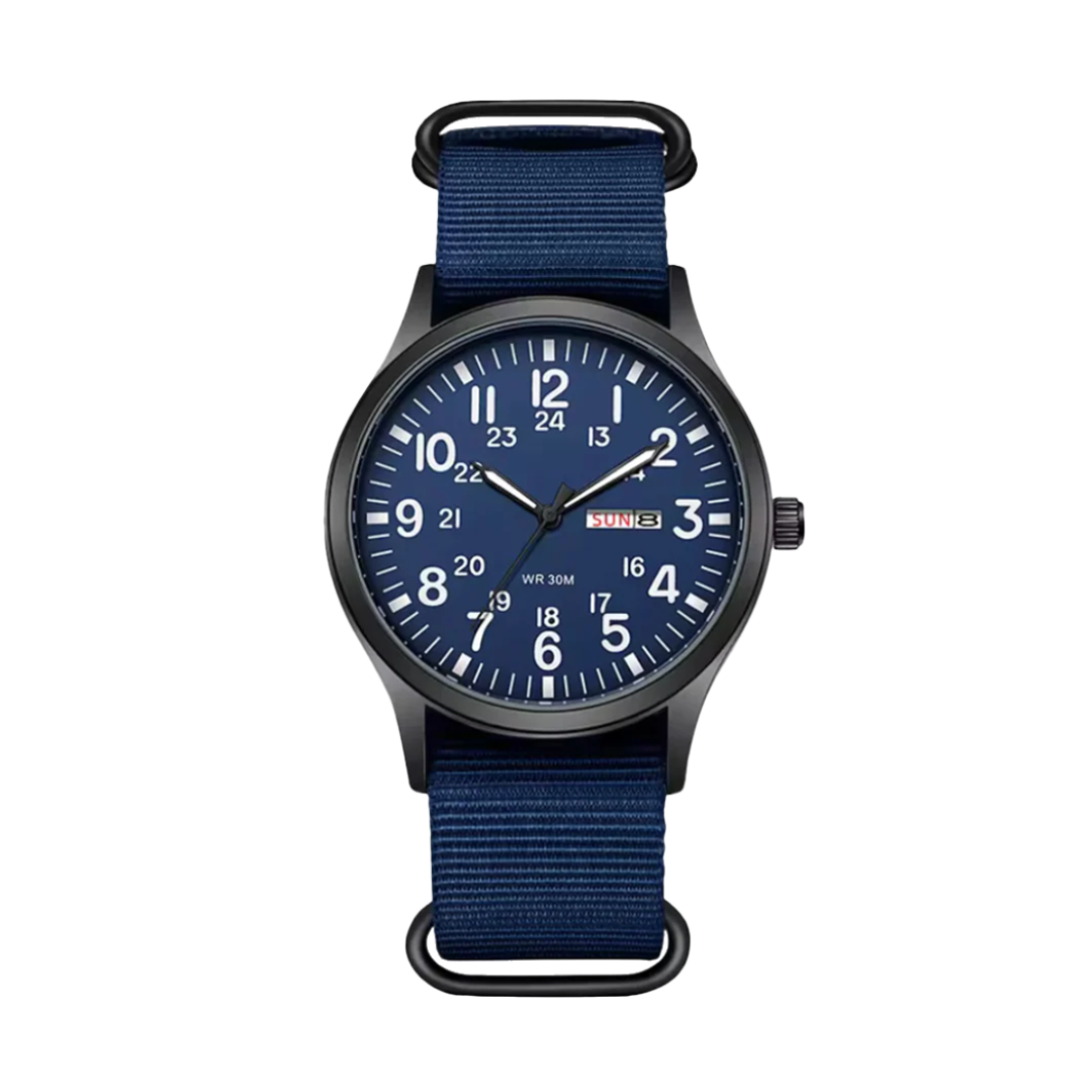 Thomas | Minimalist Field Watch with Functional Strap