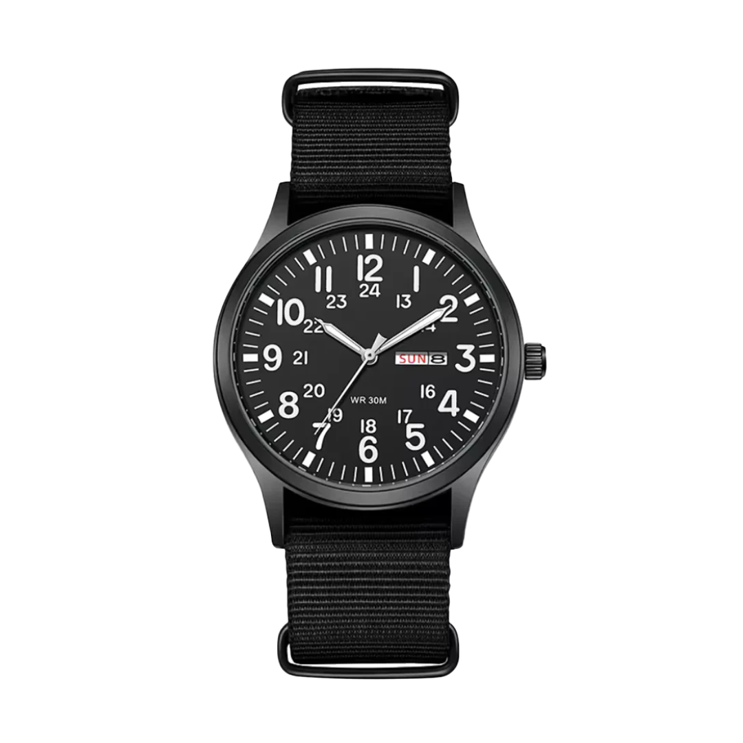 Thomas | Minimalist Field Watch with Functional Strap