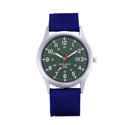 Mateo | Rugged Field Watch with Durable Canvas Strap