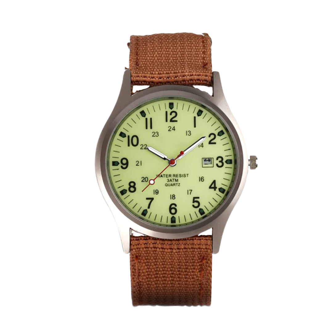 Mateo | Rugged Field Watch with Durable Canvas Strap