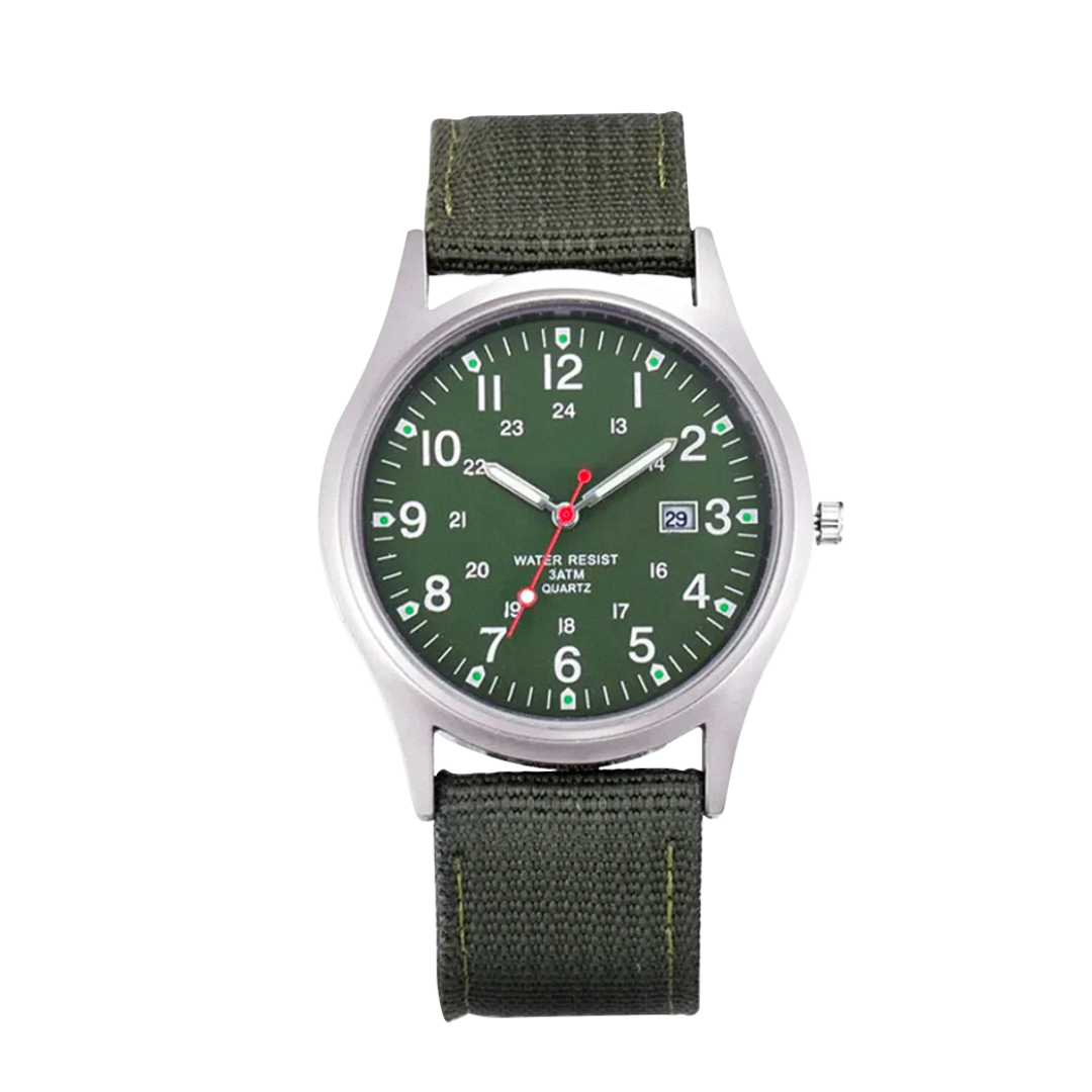Mateo | Rugged Field Watch with Durable Canvas Strap