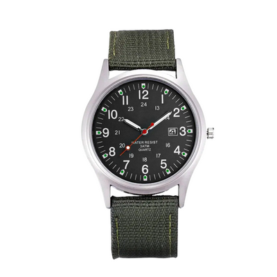 Mateo | Rugged Field Watch with Durable Canvas Strap