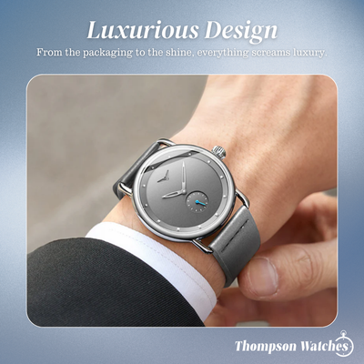 Caleb | Sleek Minimalist Leather Watch