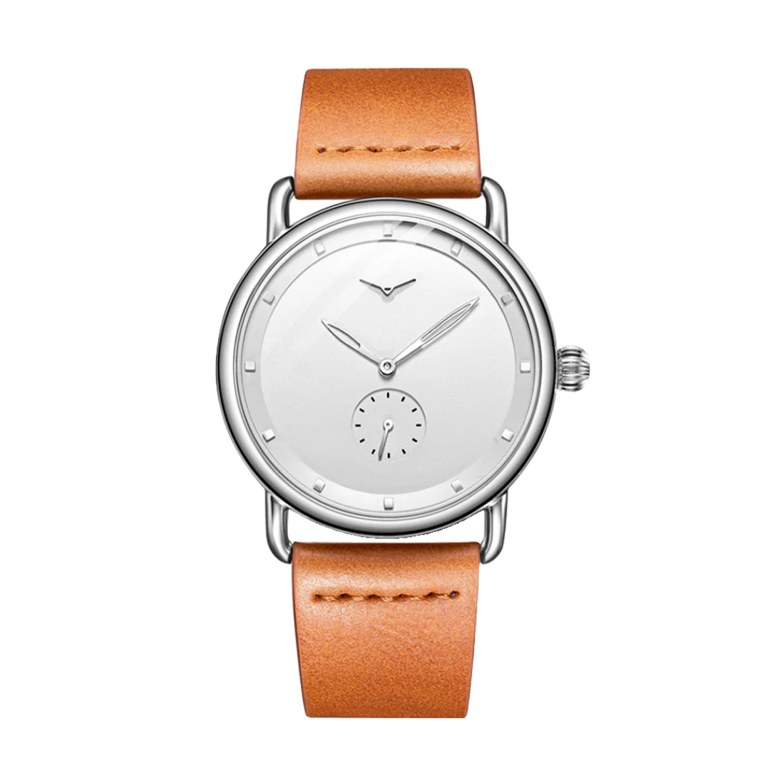 Caleb | Sleek Minimalist Leather Watch