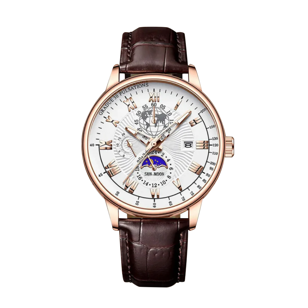 Julian | Global Voyager Moon Phase Watch