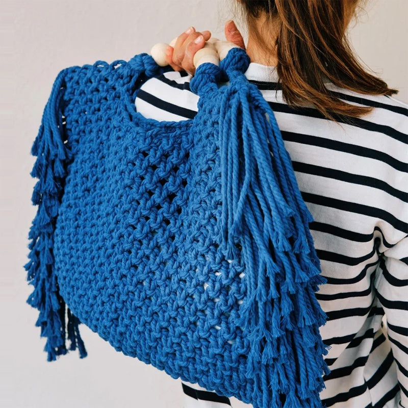 "Threaded Tales" Crochet Bag