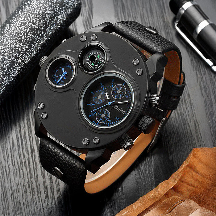 "Titan" Oversized Multi-Dial Watch
