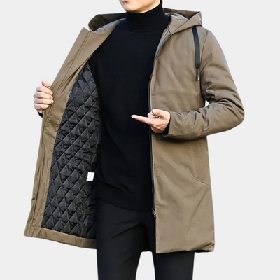 Avencea - Stylish Long Men's Coat