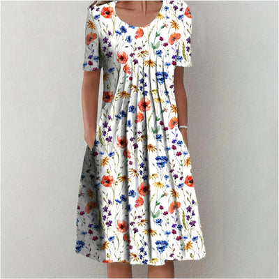 Sabine™ | Flattering Floral Dress