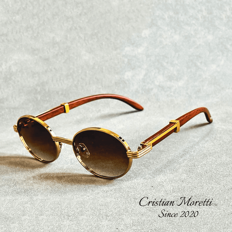 "Enzo" - Premium Oval Sunglasses by Cristian Moretti™