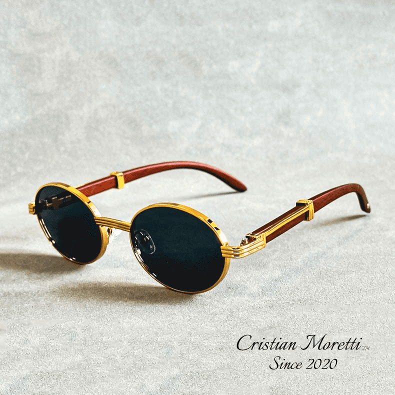 "Enzo" - Premium Oval Sunglasses by Cristian Moretti™