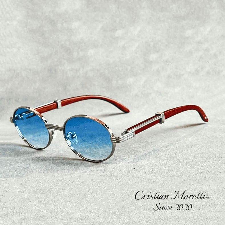 "Enzo" - Premium Oval Sunglasses by Cristian Moretti™