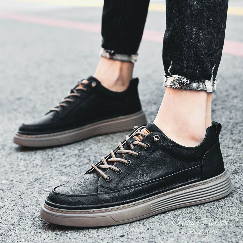 Vincenzo Giuliani™ Genuine Leather Sneakers