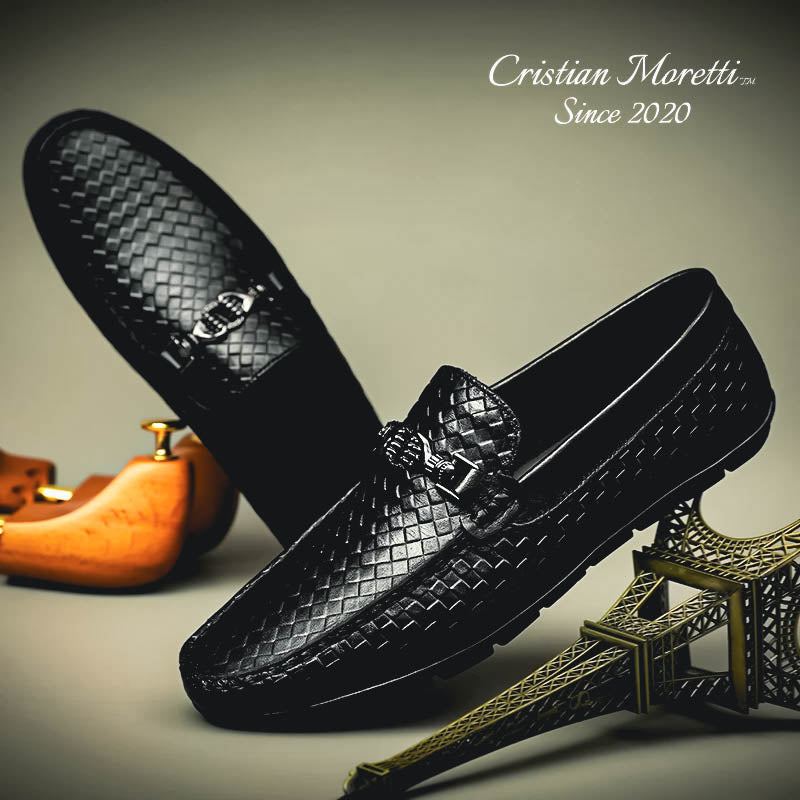 Alberto Russo™ Genuine Leather Loafers by Cristian Moretti™