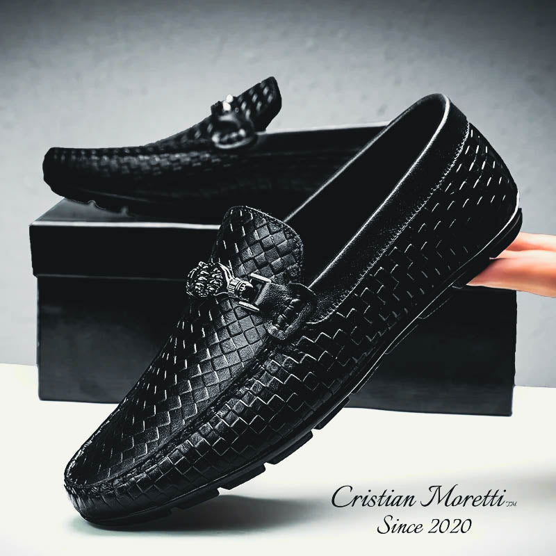 Alberto Russo™ Genuine Leather Loafers by Cristian Moretti™