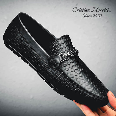 Alberto Russo™ Genuine Leather Loafers by Cristian Moretti™
