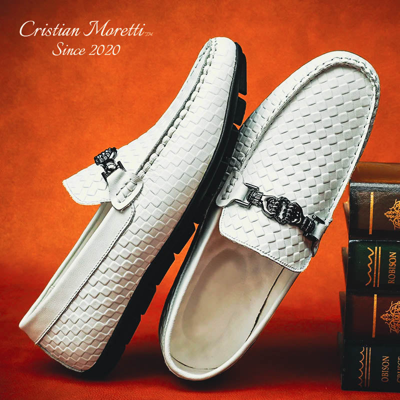 Alberto Russo™ Genuine Leather Loafers by Cristian Moretti™