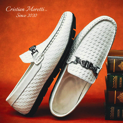 Alberto Russo™ Genuine Leather Loafers by Cristian Moretti™