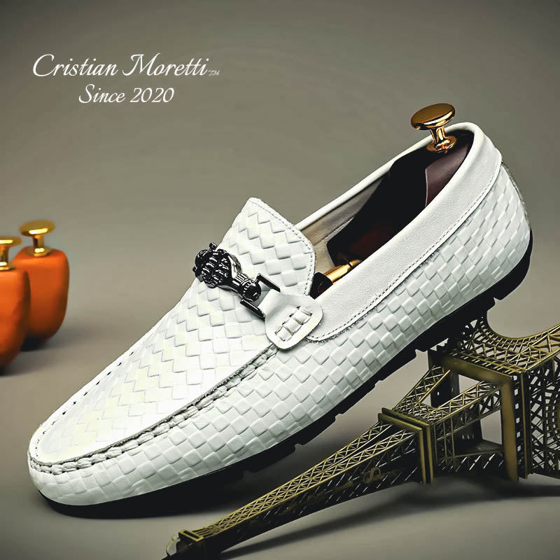 Alberto Russo™ Genuine Leather Loafers by Cristian Moretti™