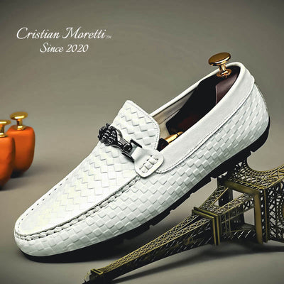 Alberto Russo™ Genuine Leather Loafers by Cristian Moretti™