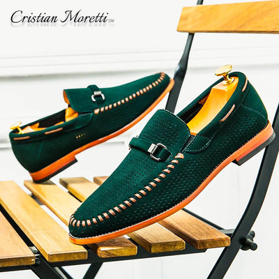 Angelo™ Genuine Suede Leather Loafers